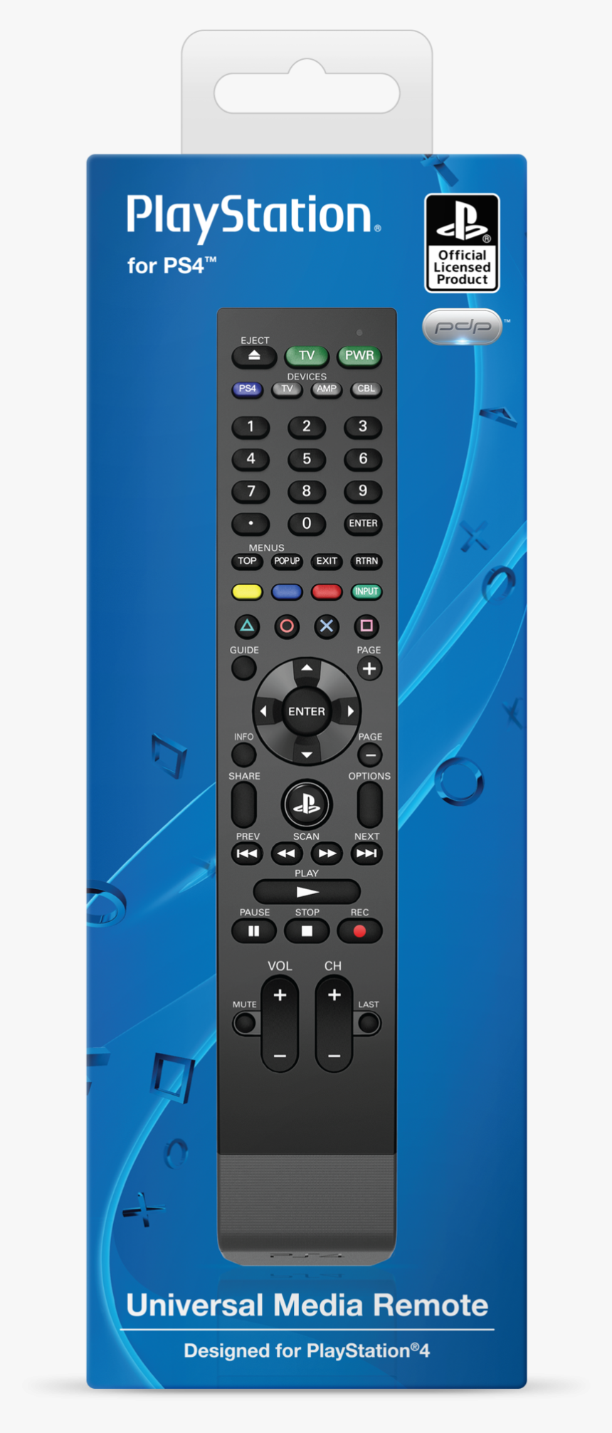 Official Universal Media Remote For Playstation®4, HD Png Download