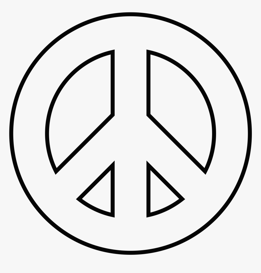 Peace Symbol Png Transparent Peace Symbol - Junior Girl Scout Coloring Sheets, Png Download