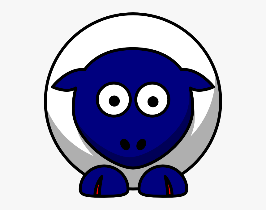 Fat Cartoon Sheep, HD Png Download