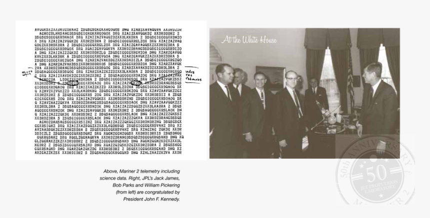 Left, Mariner 2 Telemetry Including Science Data - Carl Sagan Mariner 2, HD Png Download