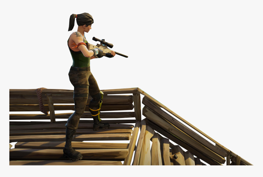Fortnite Skin Sniping Png, Transparent Png