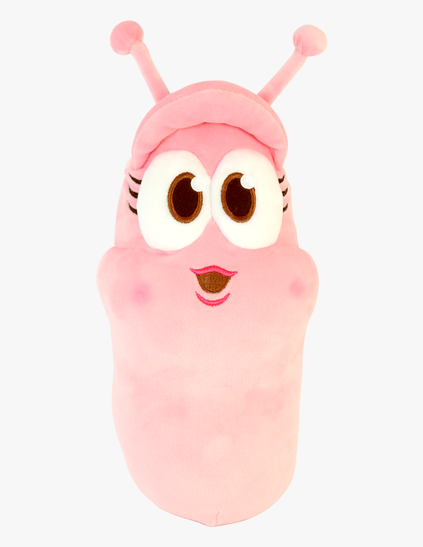 Pinklarva - Stuffed Toy, HD Png Download