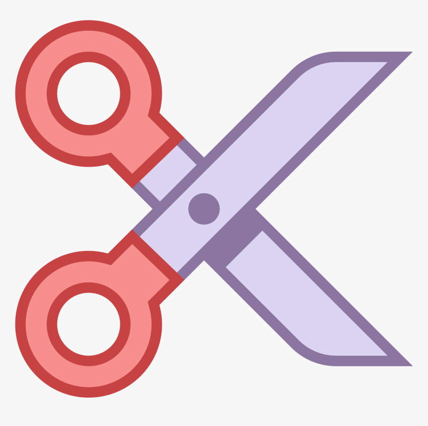 A Pair Of Scissors Opened And Pointed Right, HD Png Download