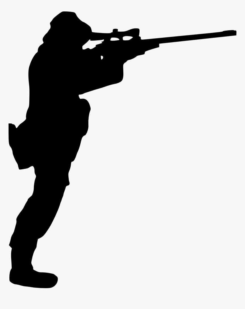 Shooting Sports Silhouette Png, Transparent Png