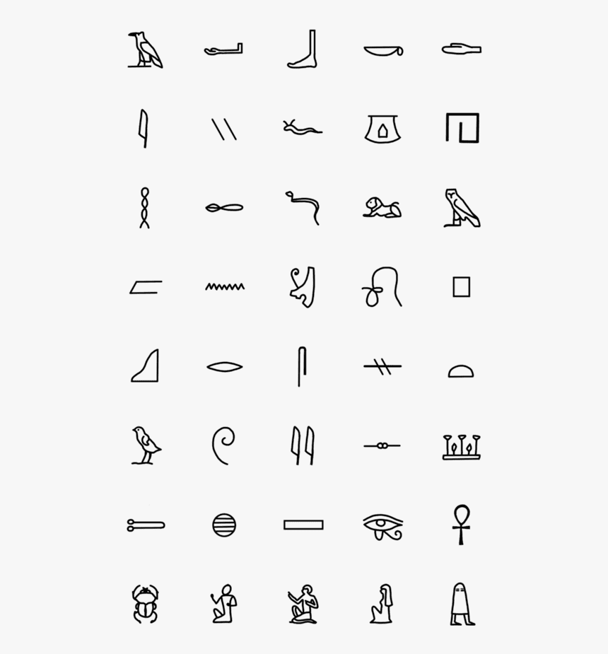Hieroglyphics Png, Transparent Png