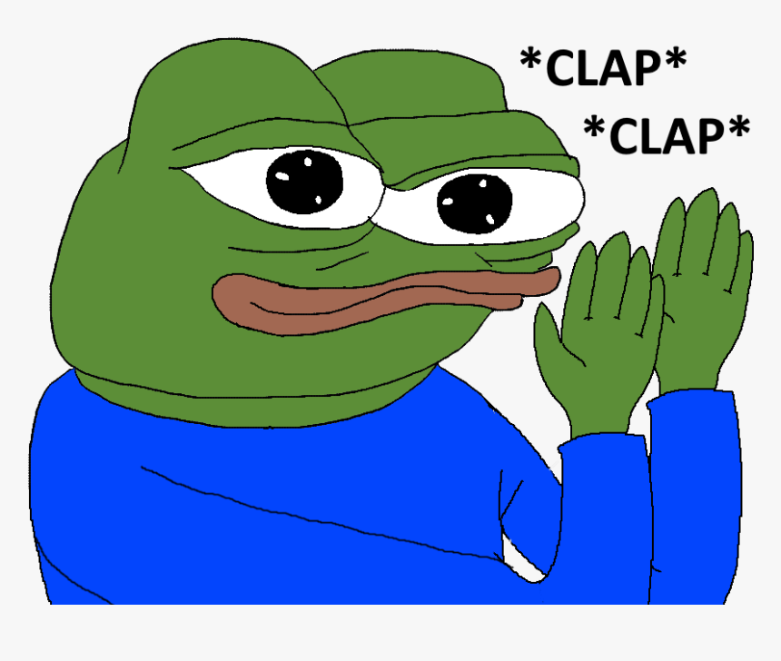 Pepe Meme Rarepepe Clap Pepe Clap Hd Png Download Transparent Png Image Pngitem