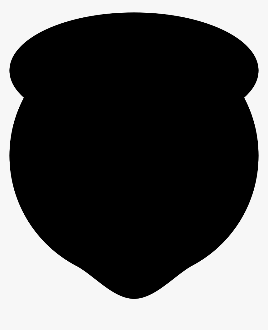 Rounded Black Shield, HD Png Download , Transparent Png Image - PNGitem