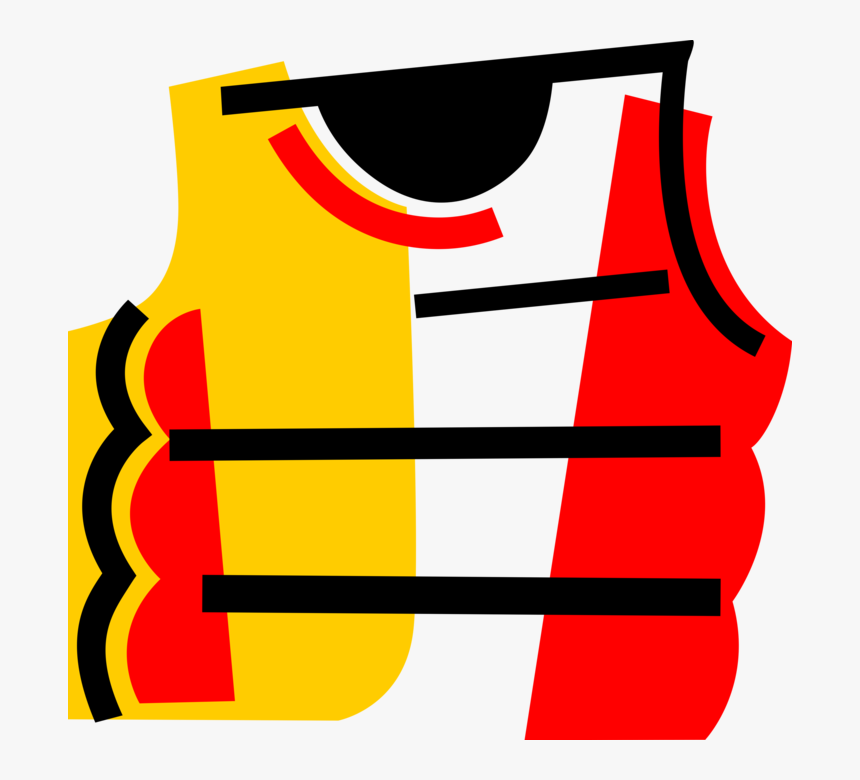Vector Illustration Of Life Vest Life Preserver Personal, HD Png