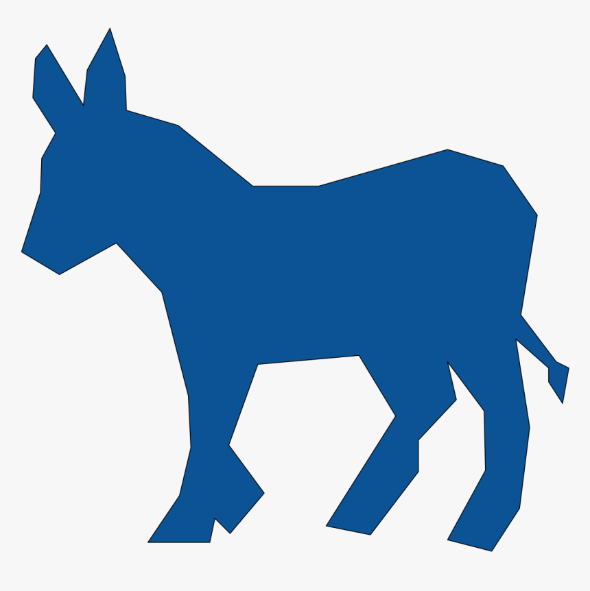 Democrat Donkey Png, Transparent Png