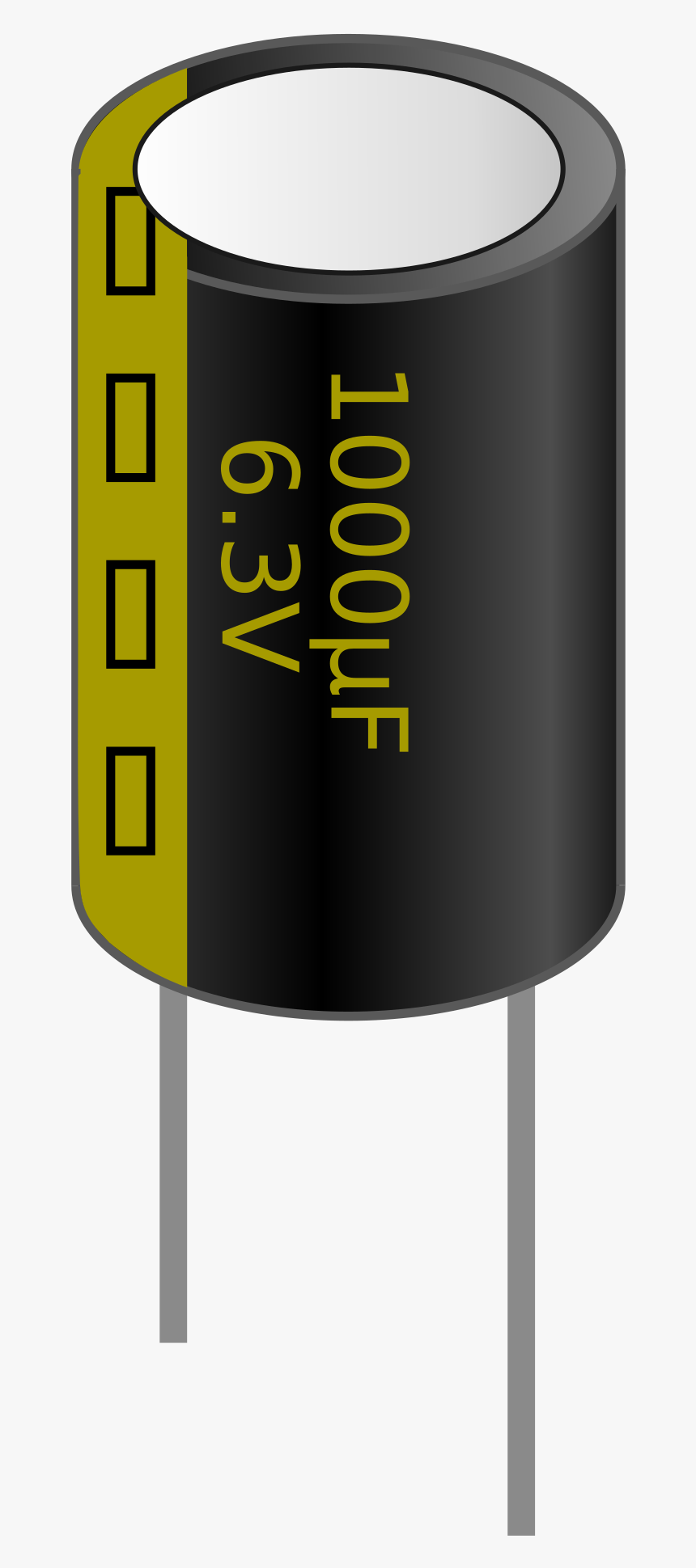 1000µf Electrolytic Capacitor Clip Arts, HD Png Download
