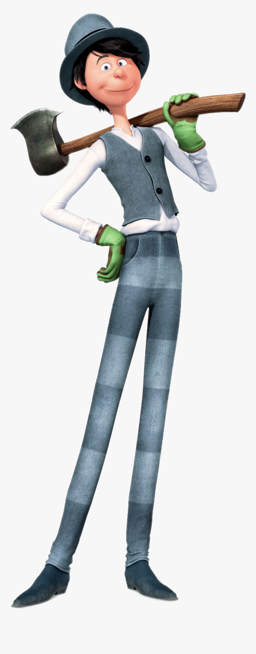 The Lorax Character The Once Ler With Axe, HD Png Download