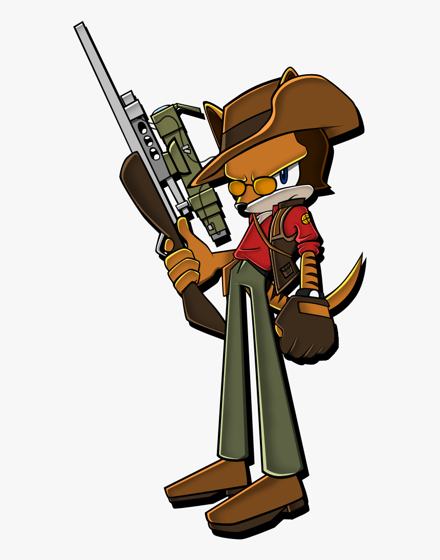 Sniper The Thylacine By Sillyewe - Angry Sniper Tf2, HD Png Download