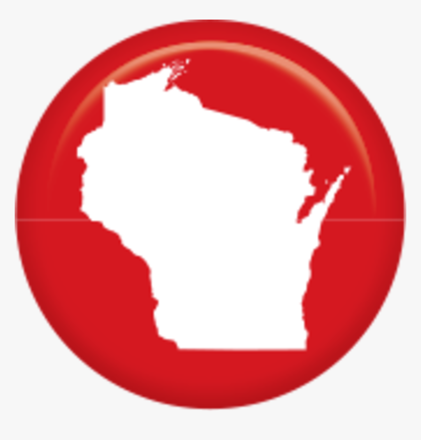 Wisconsin Silhouette , Png Download - Wisconsin State Silhouette, Transparent Png