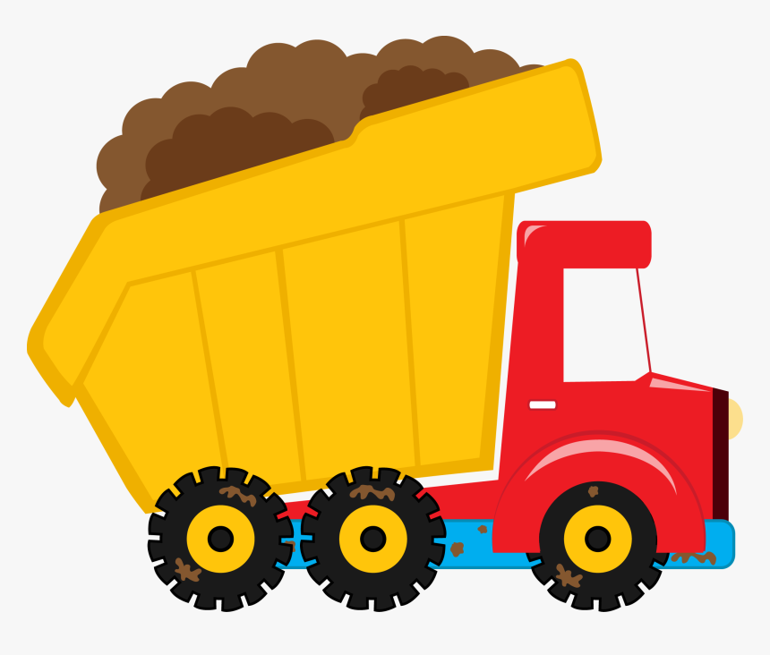 Transparent Dump Truck Png - Dump Truck Clipart Png, Png Download