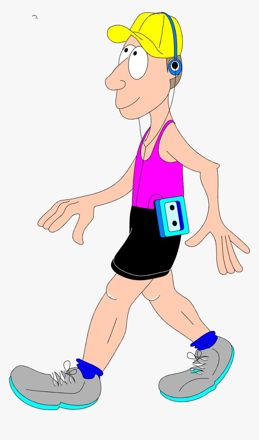 28 Collection Of Person Walking Clipart Png - People Walking Exercise Clip Art, Transparent Png