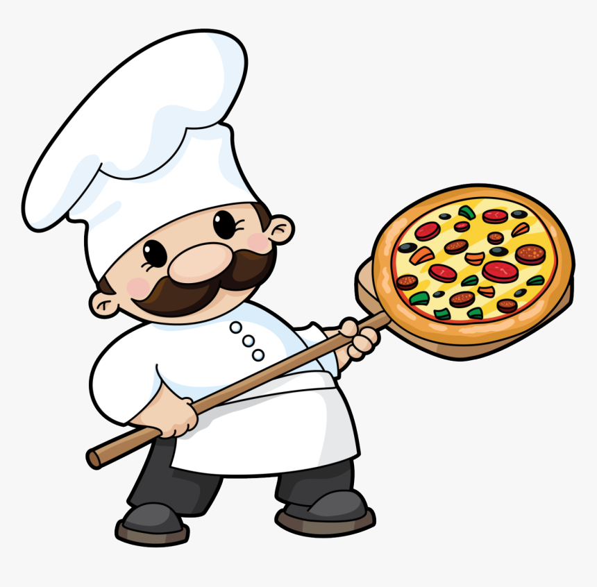 Pizzaguycolor - Pizza Chef Clipart, HD Png Download