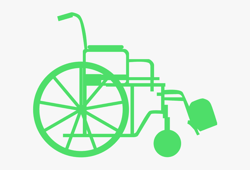 Silla De Ruedas Vector, HD Png Download