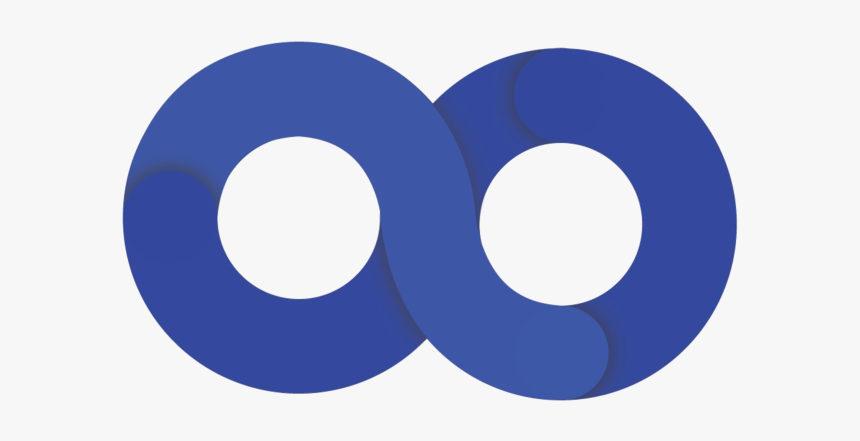 Blue Infinity Symbol Png, Transparent Png