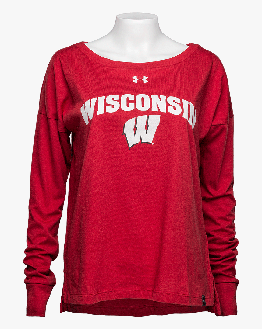 Cover Image For Under Armour Women S Wisconsin Long - Long-sleeved T-shirt, HD Png Download