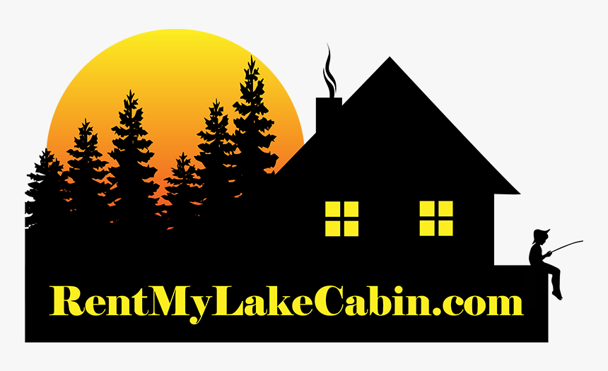 Rentmylakecabin - Com - Lake House Silhouette Clip Art, HD Png Download
