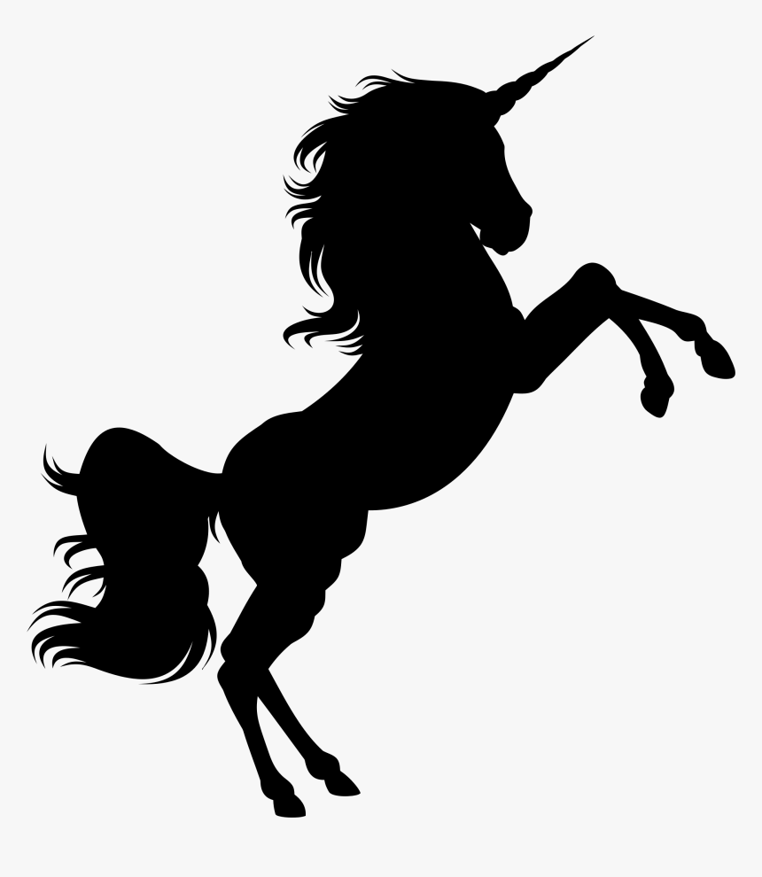 Unicorn Silhouette Clipart, HD Png Download