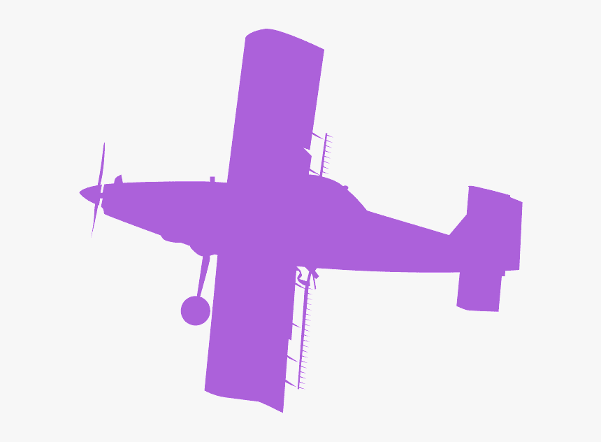 Crop Duster Silhouette, HD Png Download