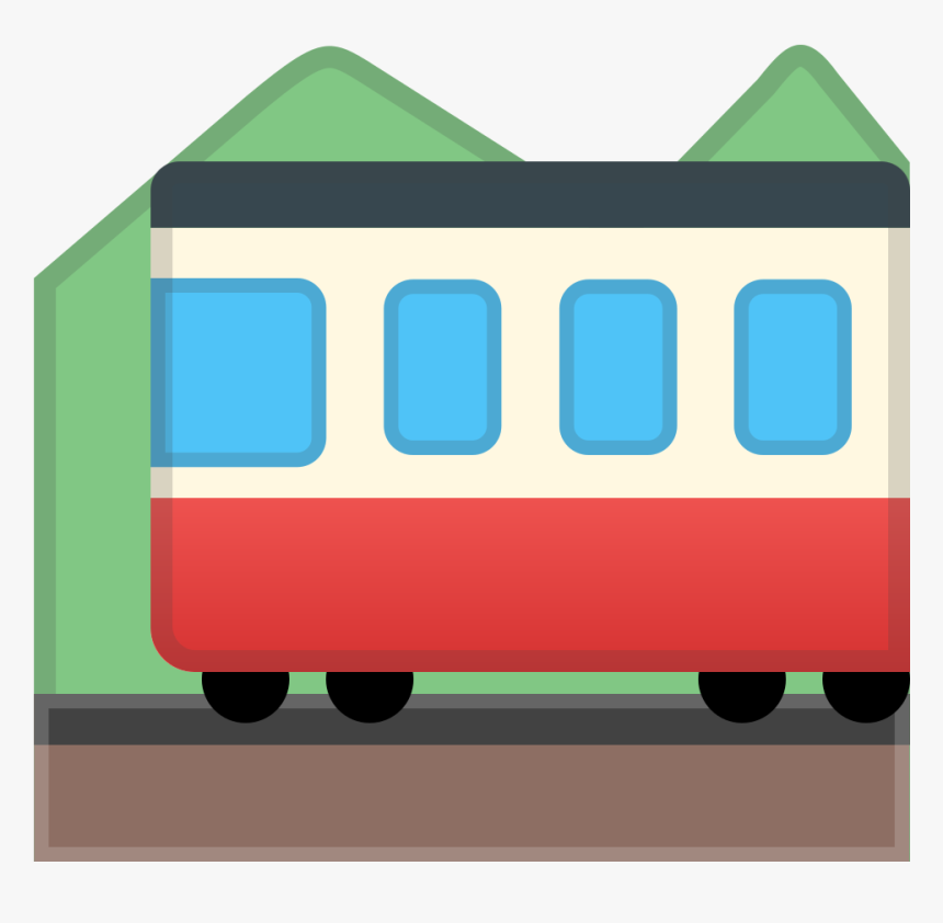 Mountain Railway Icon - 🚞 Emoji, HD Png Download