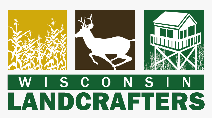 Cornfield Deer Cabin Logo Of Wisconsin Landcrafters - Food Plot Land Management Logo, HD Png Download