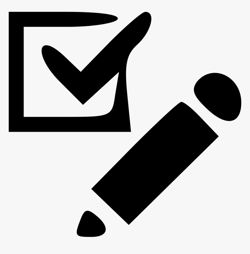Checkmark Pencil, HD Png Download