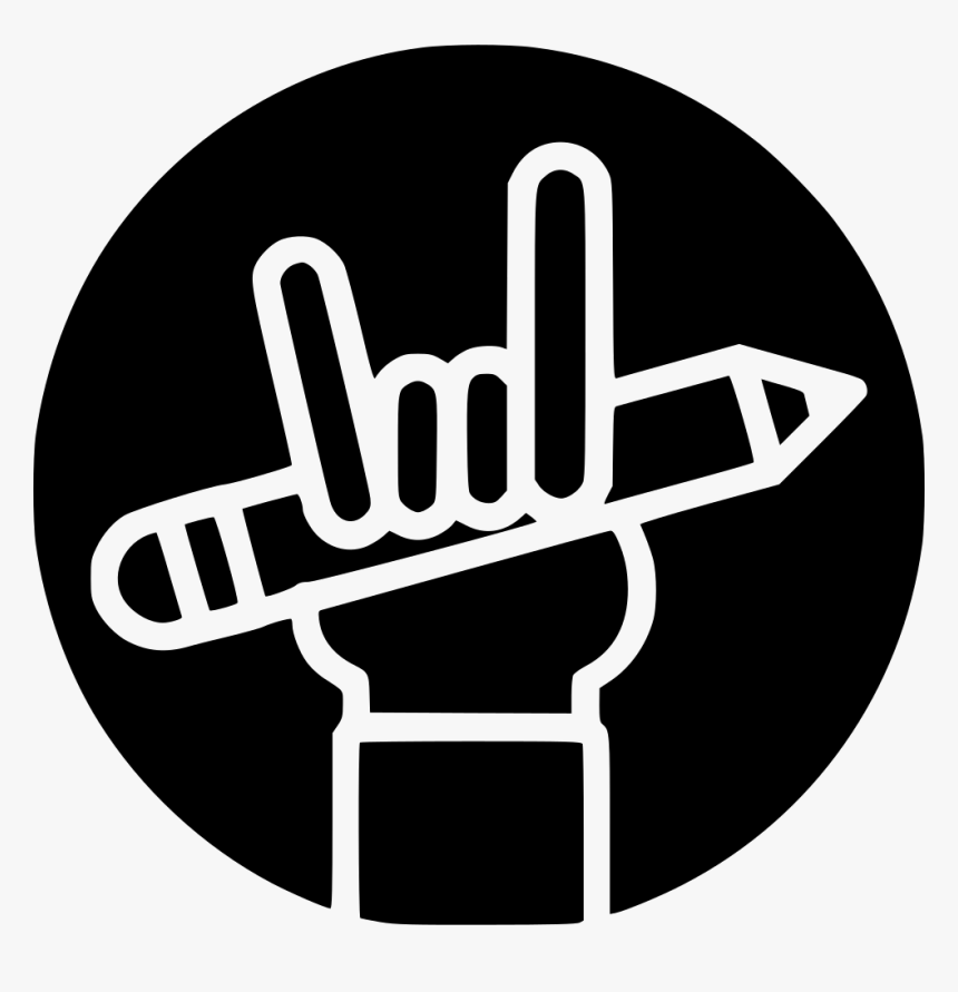 Pencil Edit Hand Manage Setting Business Work - Emblem, HD Png Download