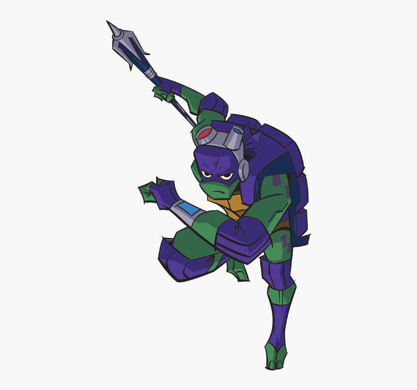 Donnie Is Wearing A Lot More Tech Than Usual In This - Rise Of The Teenage Mutant Ninja Turtles Donatello, HD Png Download