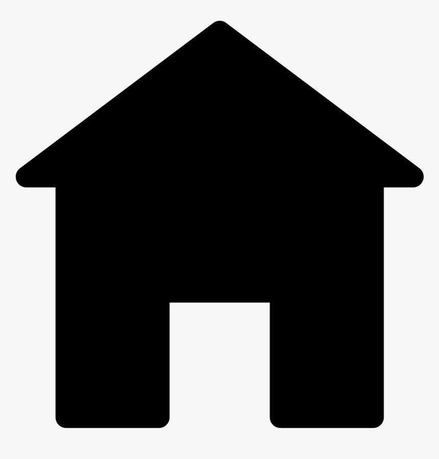 House Roof Silhouette At Getdrawings - Home Icon Vector Png, Transparent Png