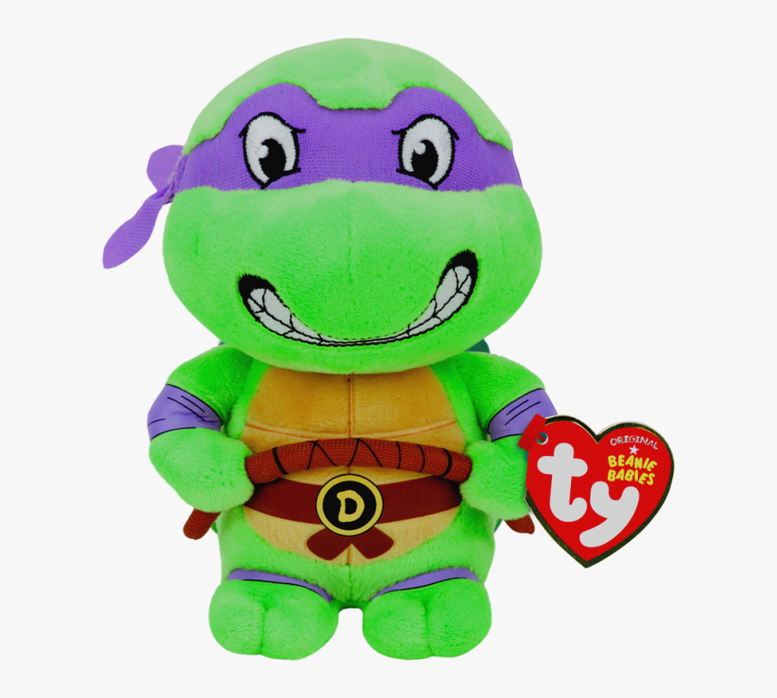 Tmnt Donatello Beanie Babies - Teenage Mutant Ninja Turtle Baby Raphael, HD Png Download