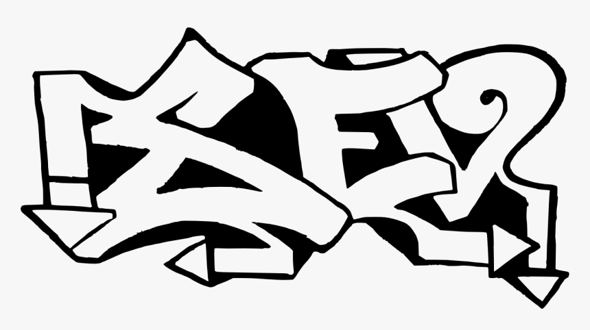 Arrow Bubble Throwup - Graffiti Png, Transparent Png