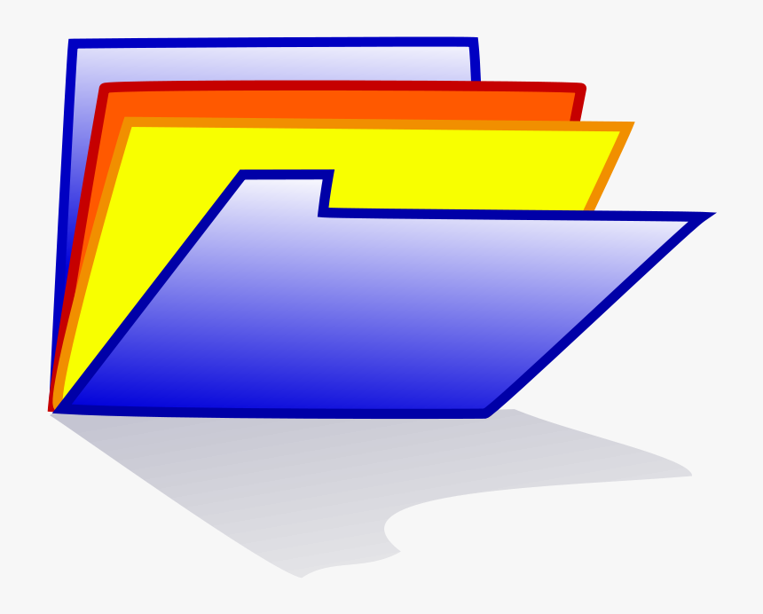 Free Clip Art Folder Icon - Folder Icon, HD Png Download