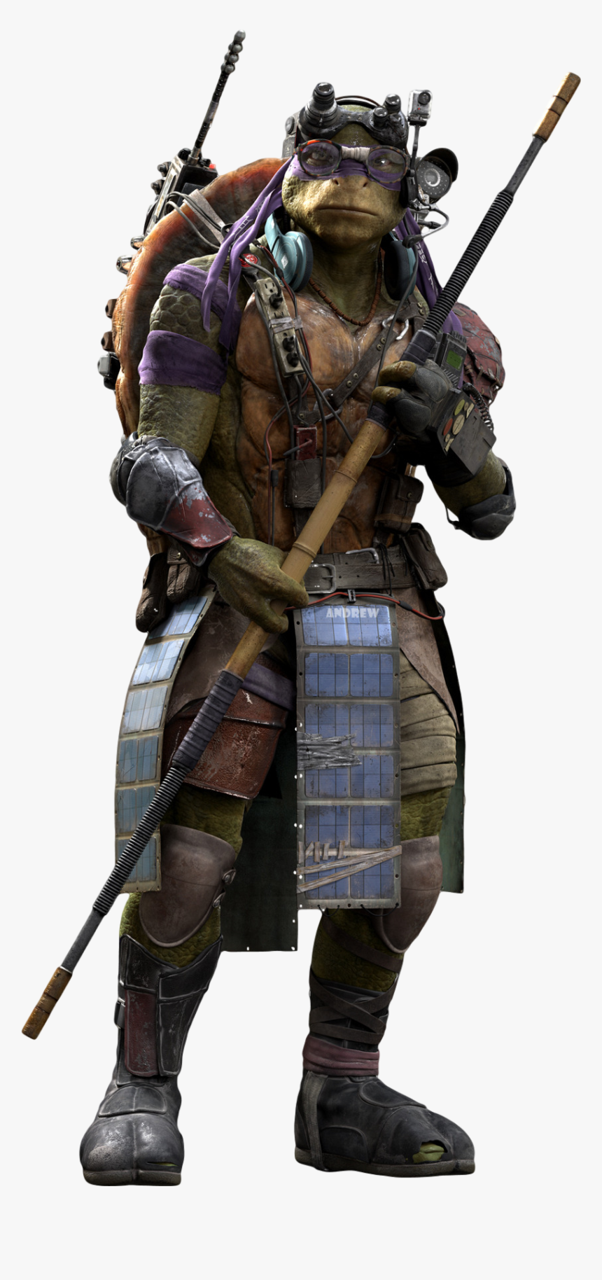#freetoedit #amazing #ninja #turtles #donatello @taylor - Batman Teenage Mutant Ninja Turtles Movie, HD Png Download