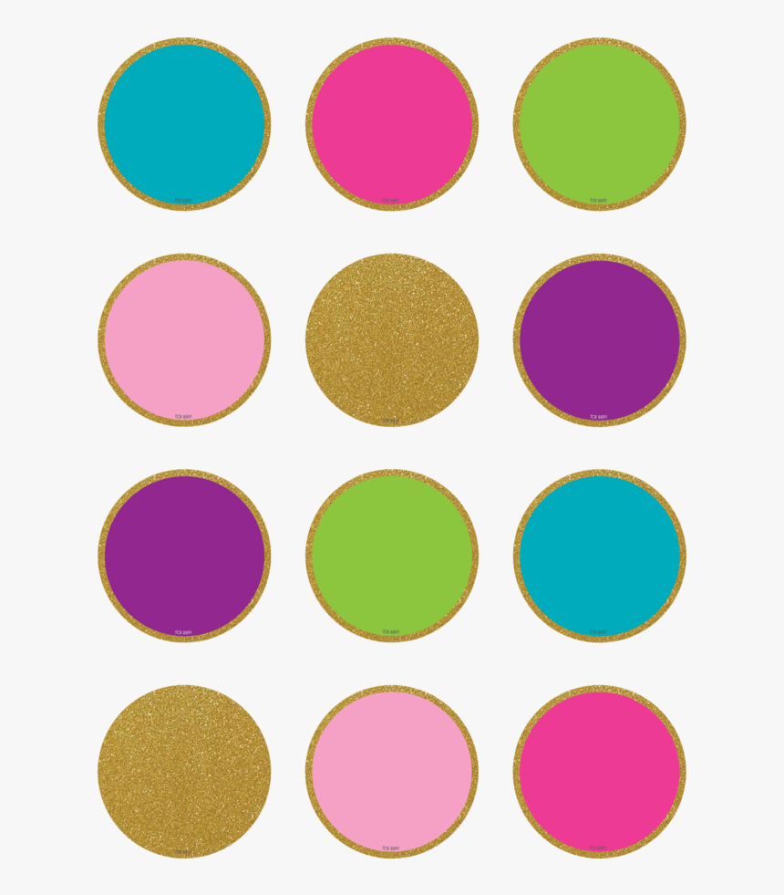 Confetti Clipart Circle - Confetti Circles, HD Png Download