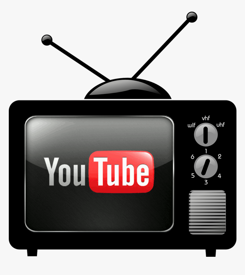 Youtube Tv, A Threat To Live Tv - Television Clip Art, HD Png Download