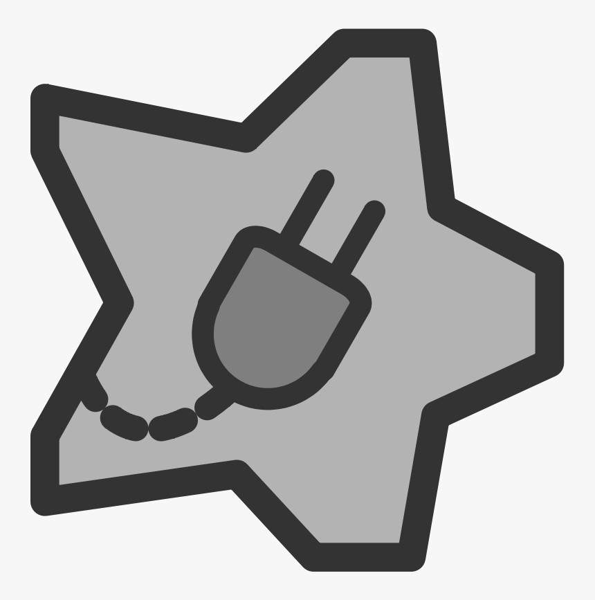 Free Clip Art Ftenergy Star - Energy Clipart Black And White Transparent, HD Png Download