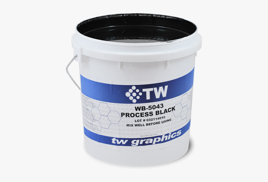 Tw 5043 Gloss Halftone Black Water Based Poster Ink - Plastic, HD Png Download