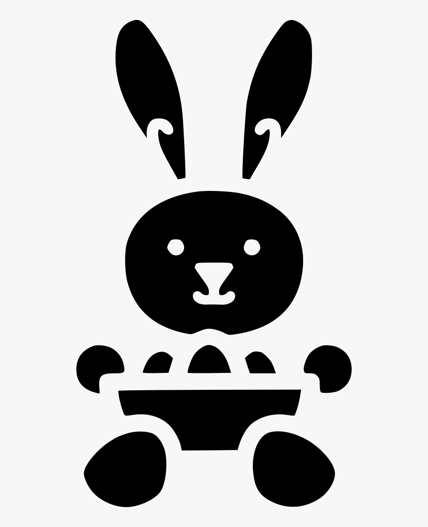 Bunny Rabbit Cute Paschal Eggs Bowl, HD Png Download