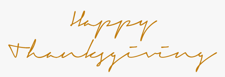 Happy Thanksgiving Signature Text - Inner Circle, HD Png Download