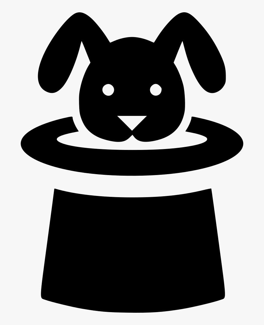 Download Magic Hat Trick Svg Bunny In A Hat Icon Hd Png Download Transparent Png Image Pngitem