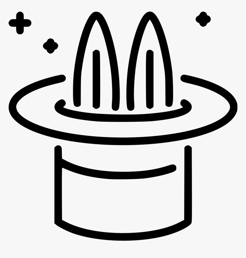 Rabbit Hat - Rabbit In Hat Icon, HD Png Download