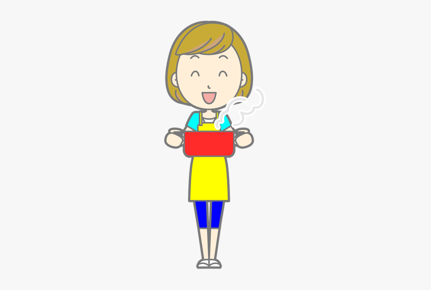 Lady With Hot Dinner - Dinner Lady Clipart, HD Png Download