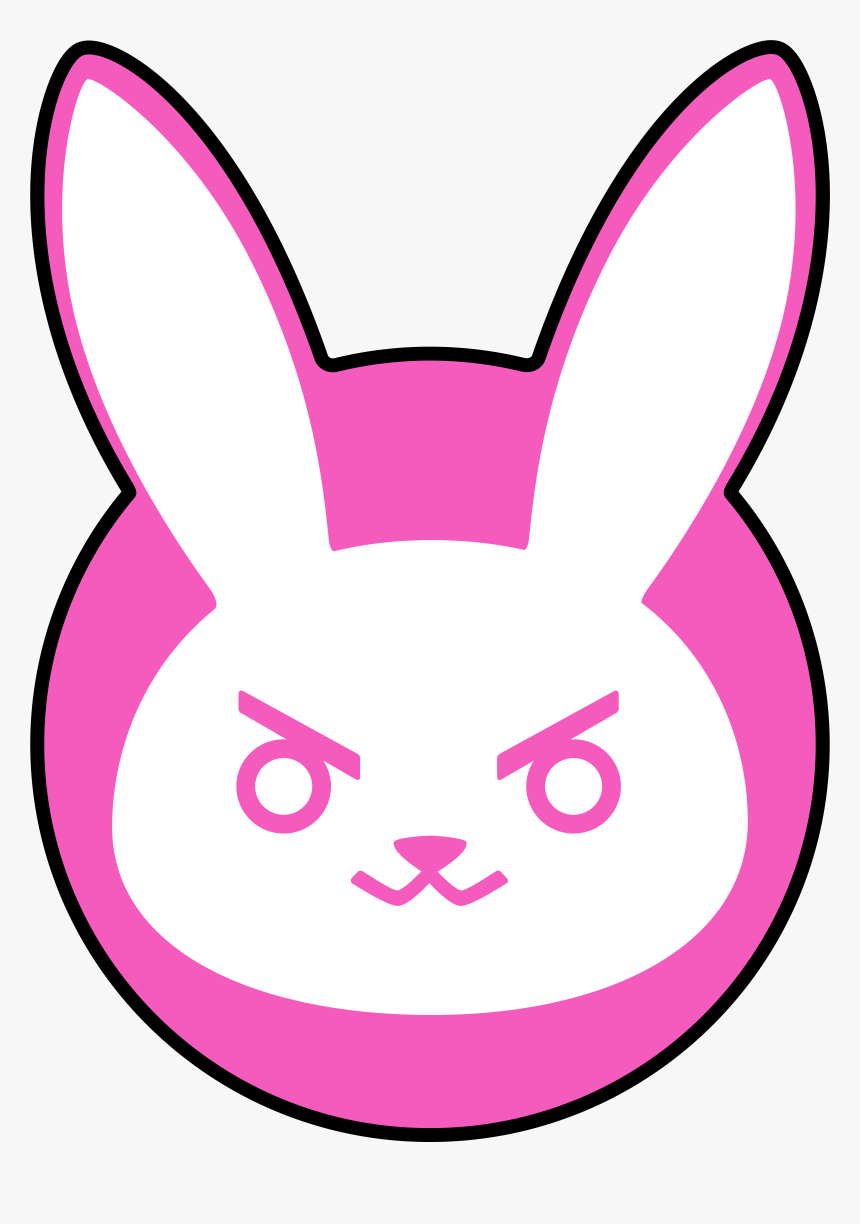 Easter-bunny - Overwatch Dva Bunny Logo, HD Png Download