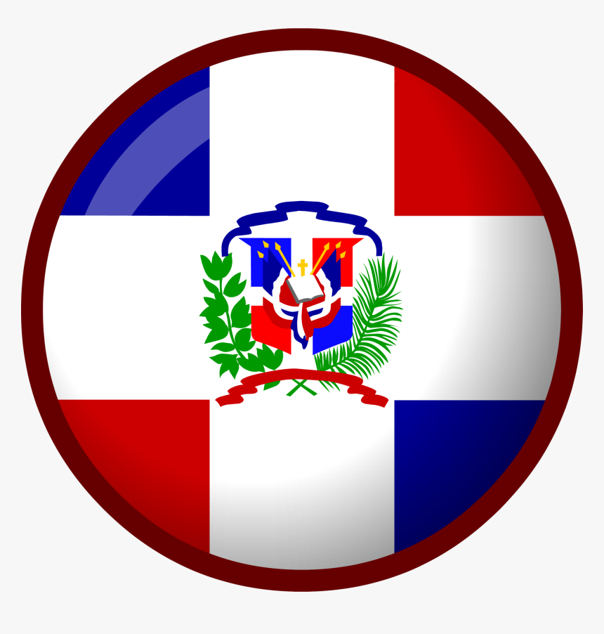 Dominican Republic Flag Tattoo - Dominican Republic Flag Logo, HD Png Download
