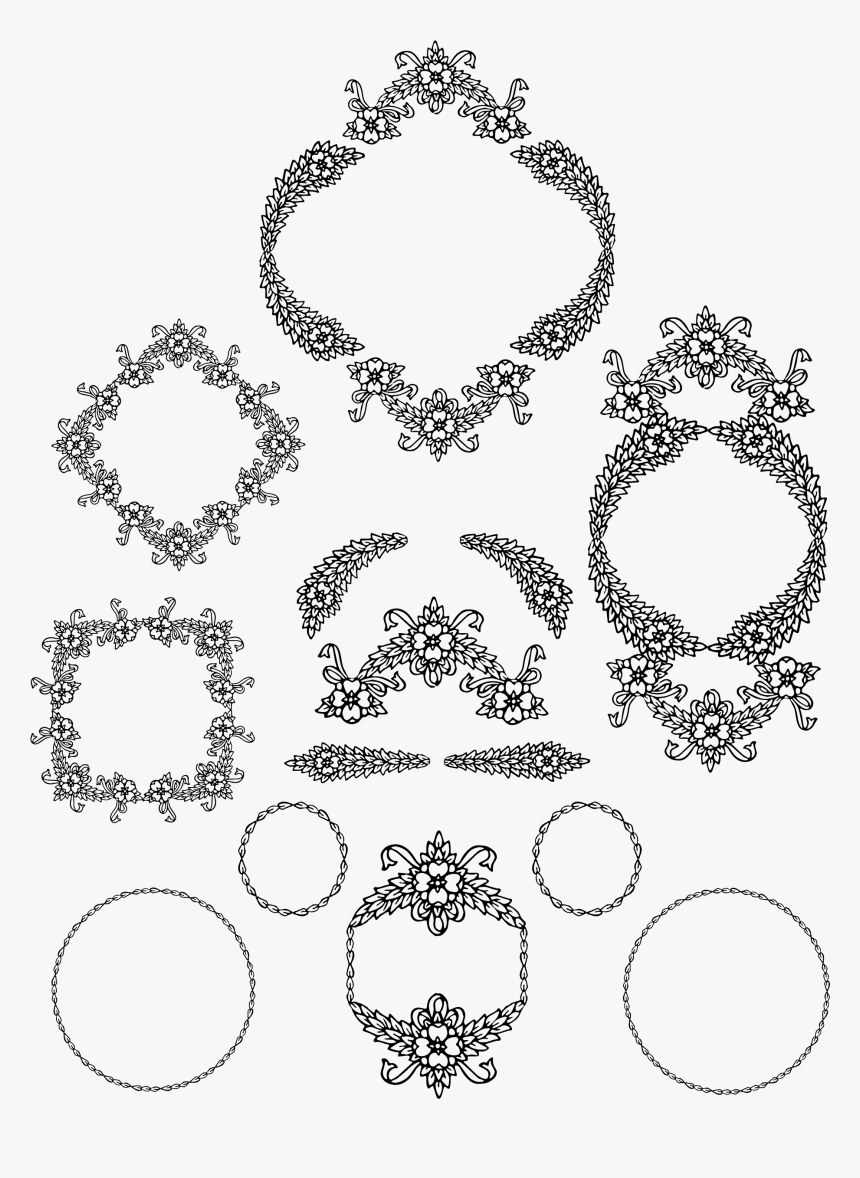 Free Vintage Border Png - Portable Network Graphics, Transparent Png