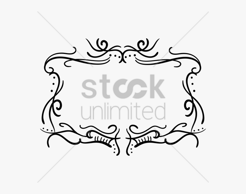 Download Vintage Border Frame Vector Clipart Clip Art - Vintage Border Frame Vector, HD Png Download