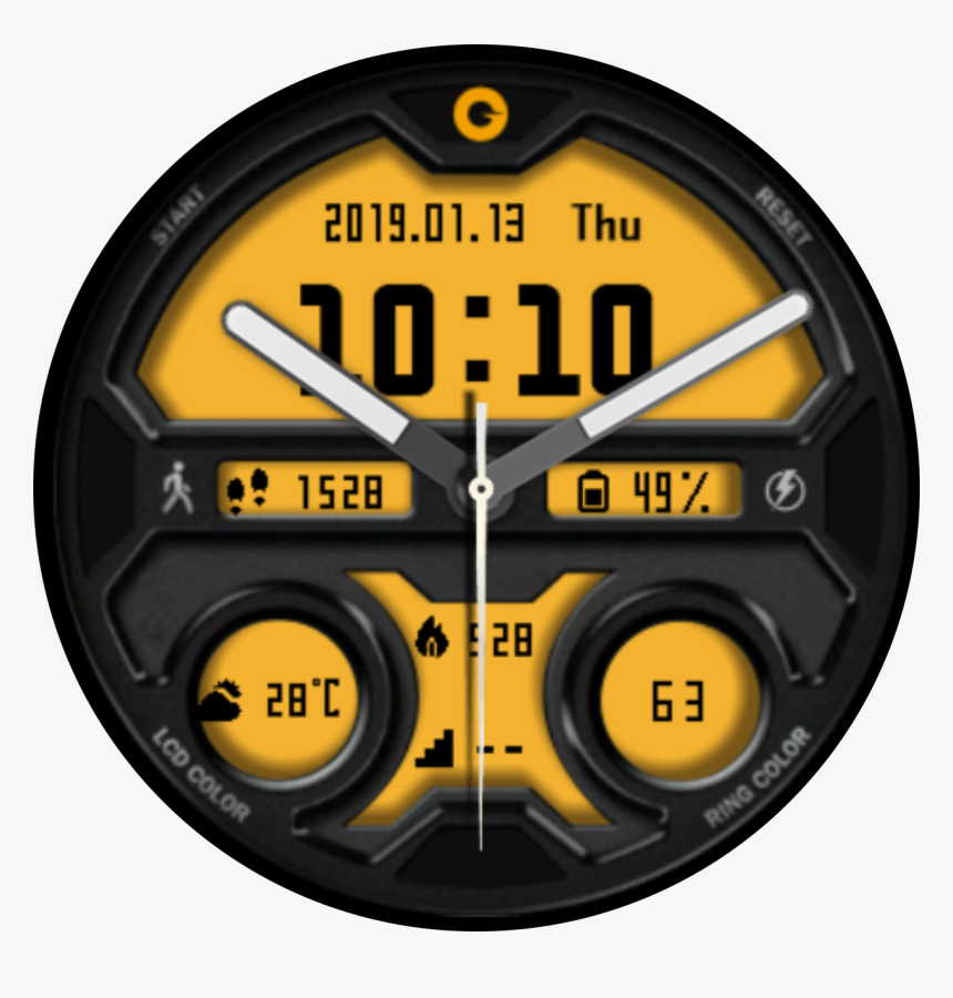 Face Gear Inspired - Wall Clock, HD Png Download